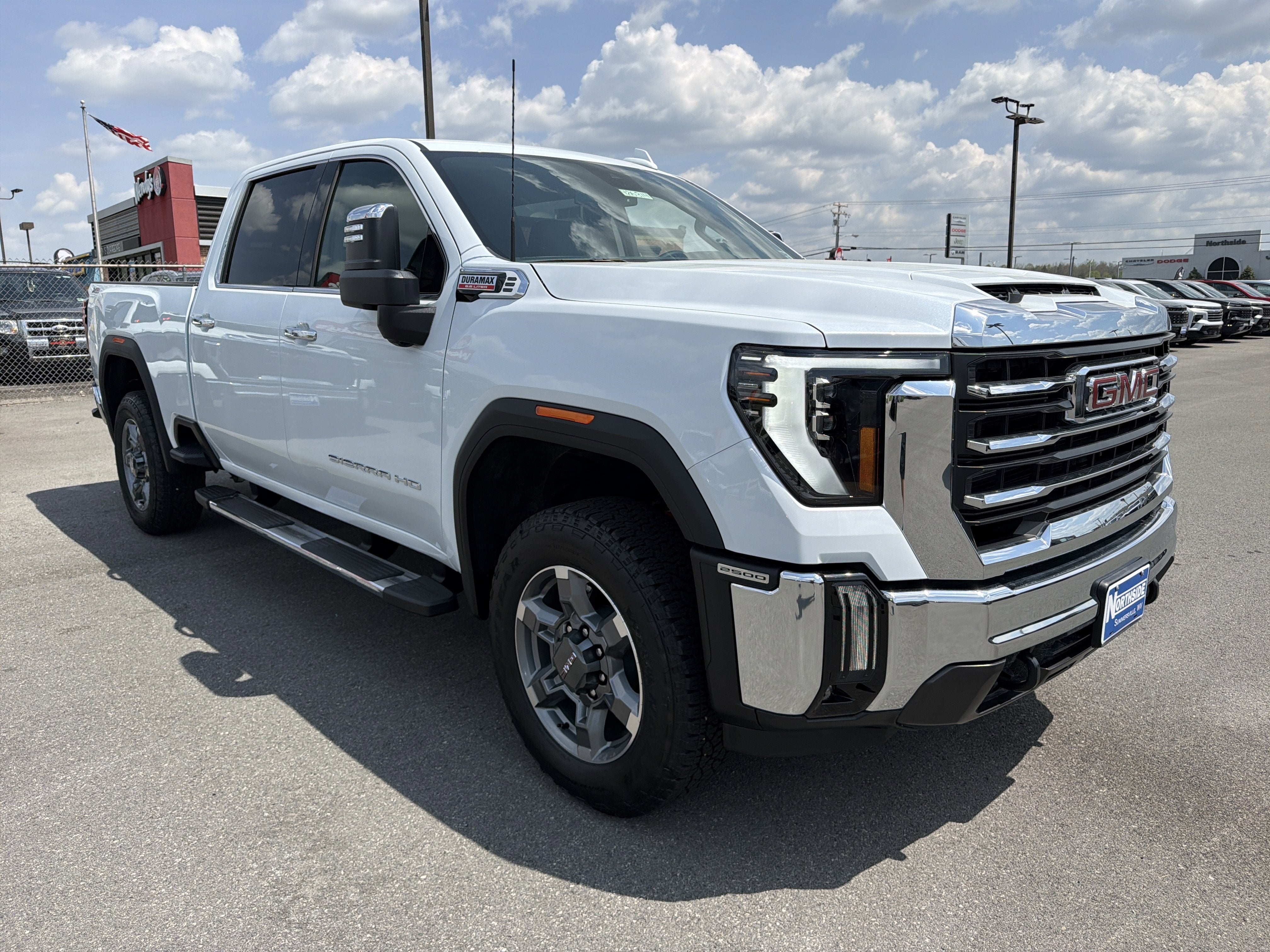 2026 GMC Sierra 2500 HD — rear three-quarter view