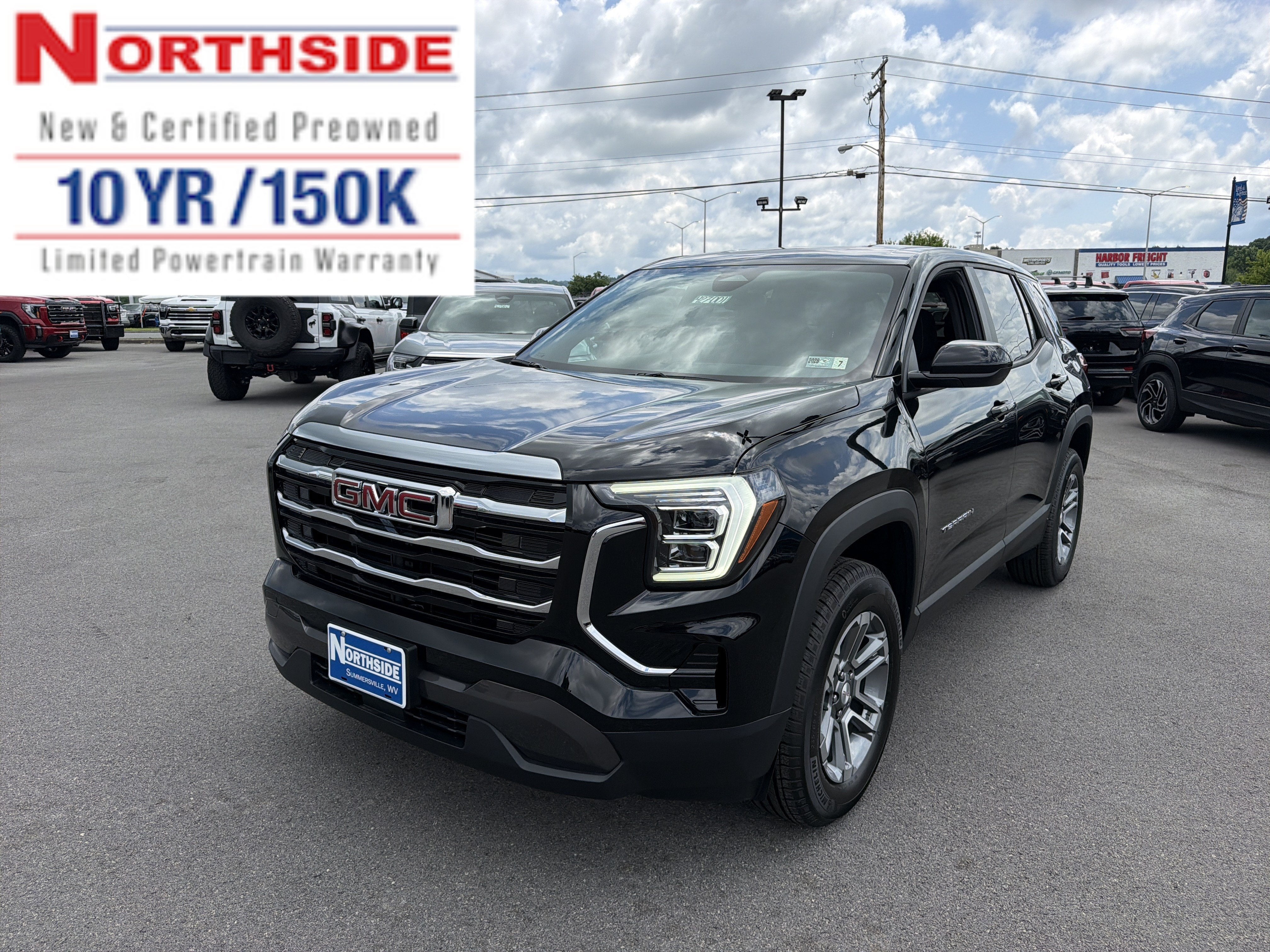 2027 GMC Terrain AWD Elevation in Ebony Twilight Metallic — front three-quarter view