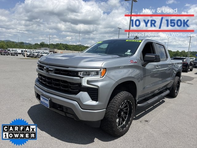 2024 Chevrolet Silverado 1500 RST in Sterling Gray Metallic — front three-quarter view