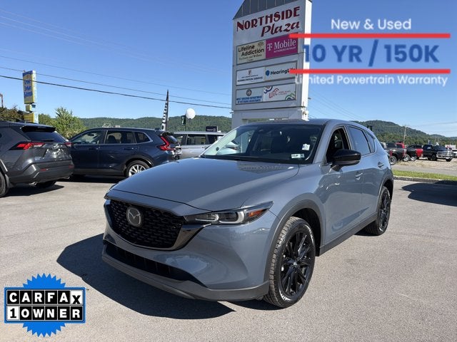 2024 Mazda Mazda CX-5 2.5 S Carbon Edition in Polymetal Gray Metallic — front three-quarter view